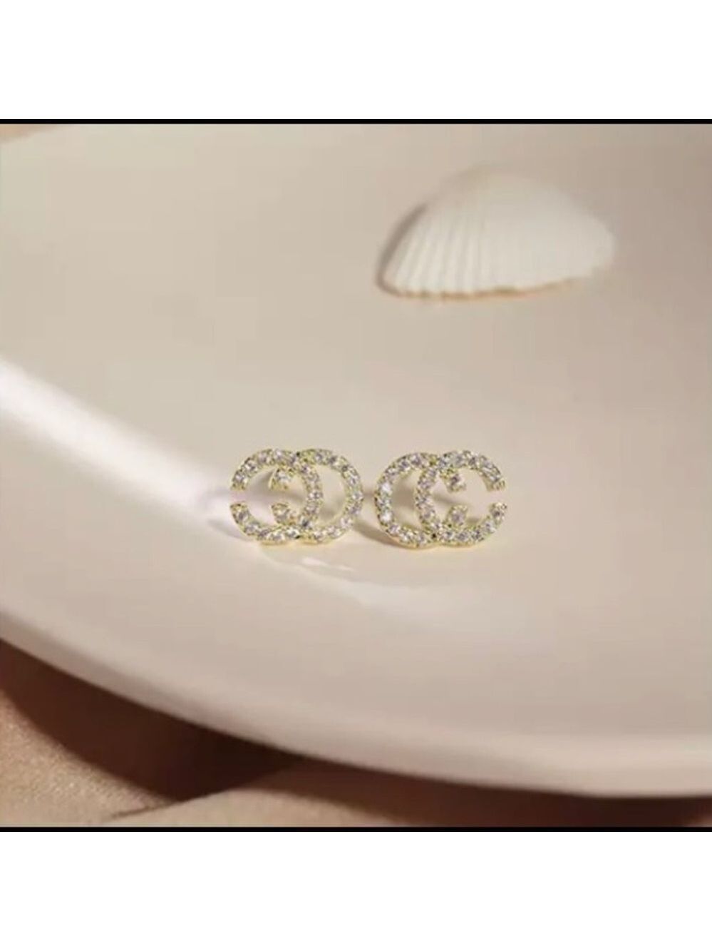 CC zircon crystal earrings - Picture 7 of 11